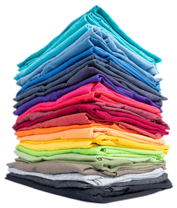 pile of shirts