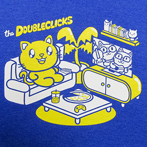 DoubleClicks T-shirt print