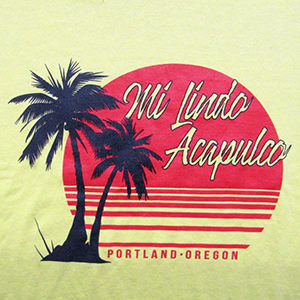Mi Lindo Acapulco T-shirt print